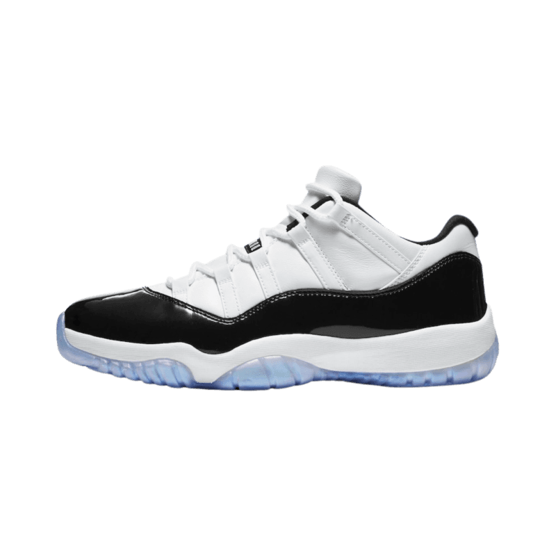 Jordan 11 Low Iridescent White Emerald Rise Black