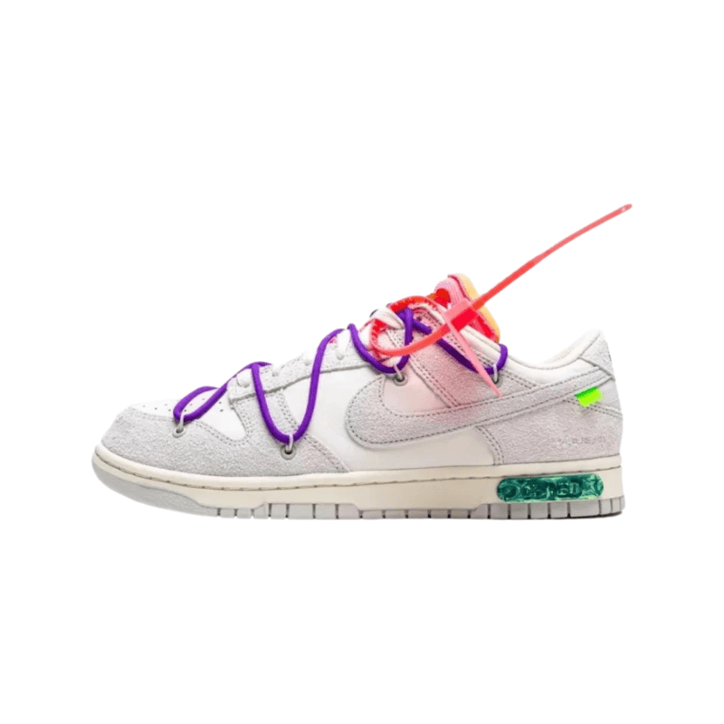 Off-White x Nike SB Dunk Low Lot 15 of 50 Neutral Grey Purple DJ0950-101