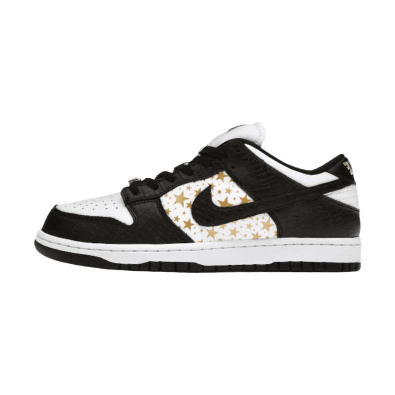 Mens SB Dunk Low DH3228 100 Supreme - Stars - Hyper Blue - Size