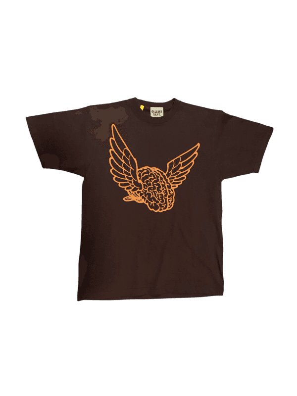 Gallery Dept. T-shirt “Brown Flying Brain”