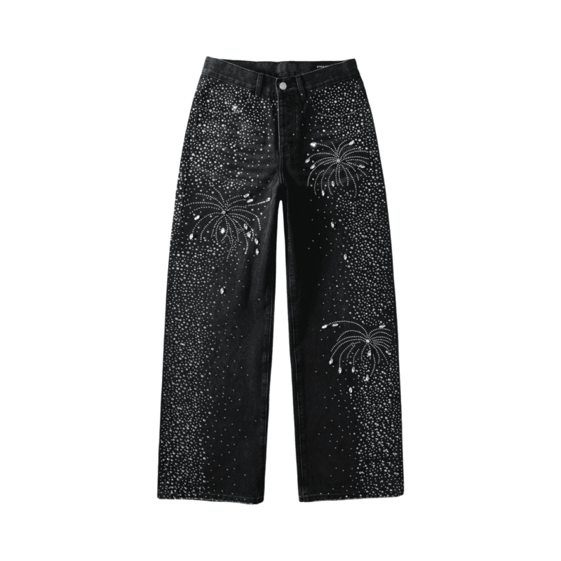 Purple “Rhinestone Jean”