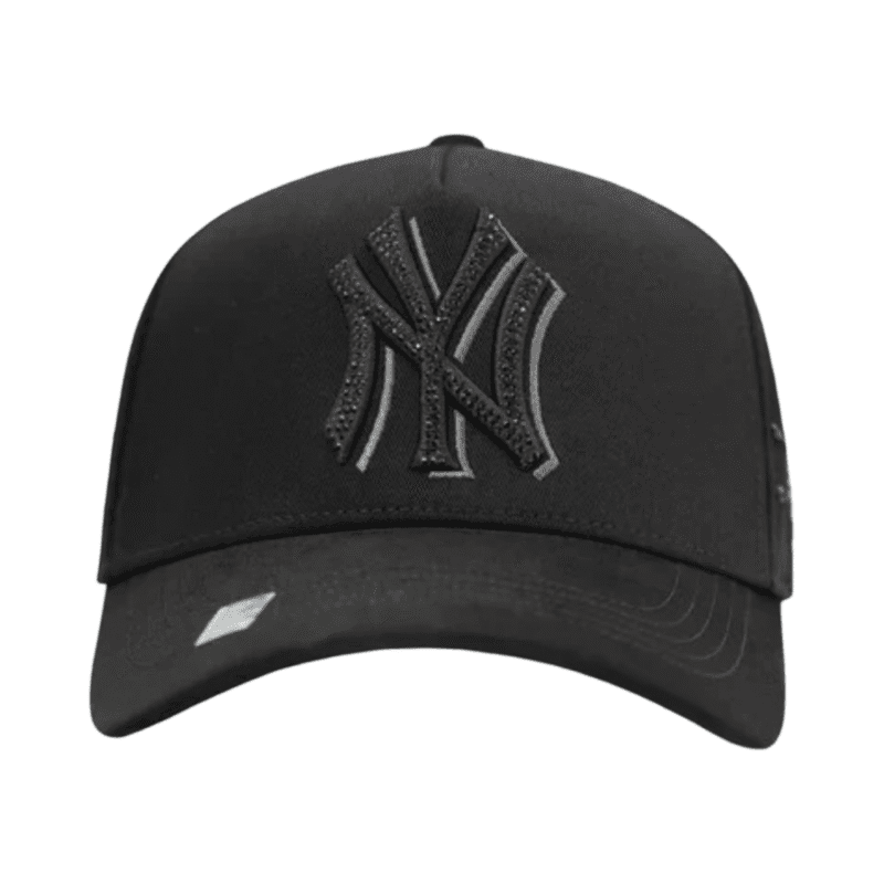 Big Boss "Black Ny Logo Rhinestone"
