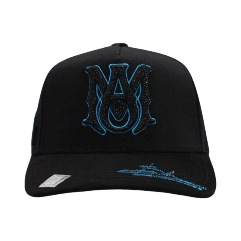 Big Boss "Blue Logo Rhinestone"