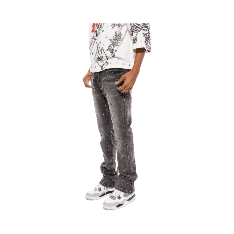 Vicious Denim "Black Washed Crosses"