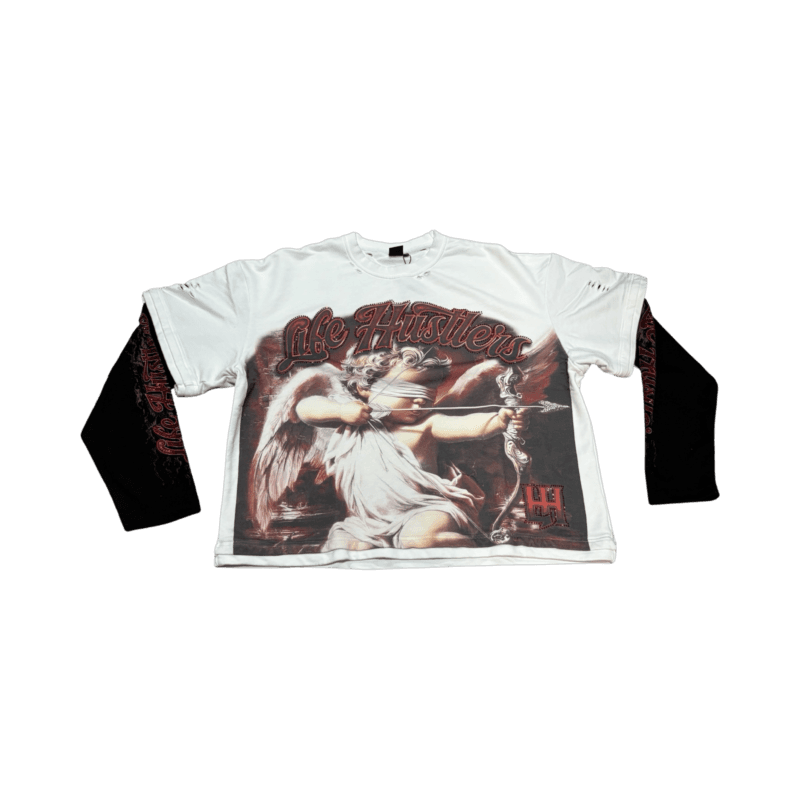 Life Hustlers "White  Long Sleeve"