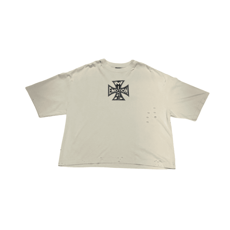 Mixed Emotion "Cream Bike T shirt"